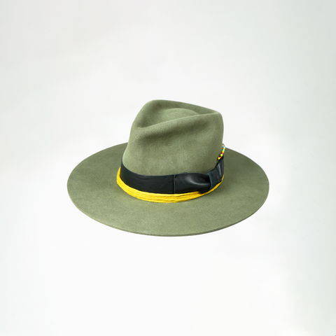Military 100% Rabbit Felt Tear Drop Fedora