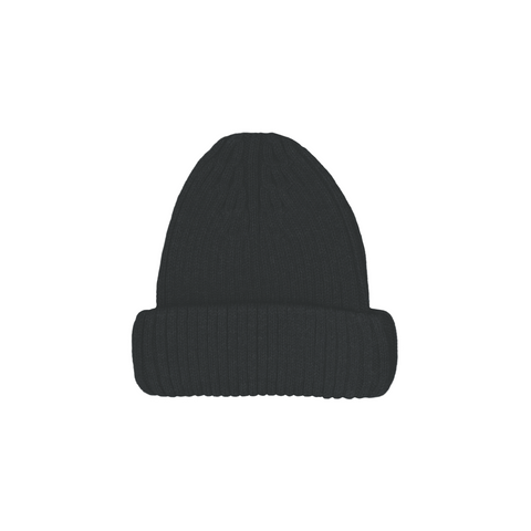 Heavyweight Ribbed Extra Fine 100% Merino Beanie