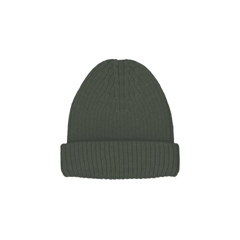 Heavyweight Ribbed Extra Fine 100% Merino Beanie