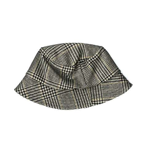 Cloth Bucket Hat - Dark Grey Lambswool