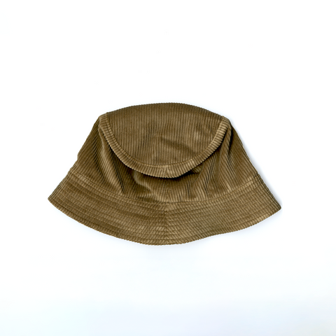 Cloth Bucket Hat - Olive Green
